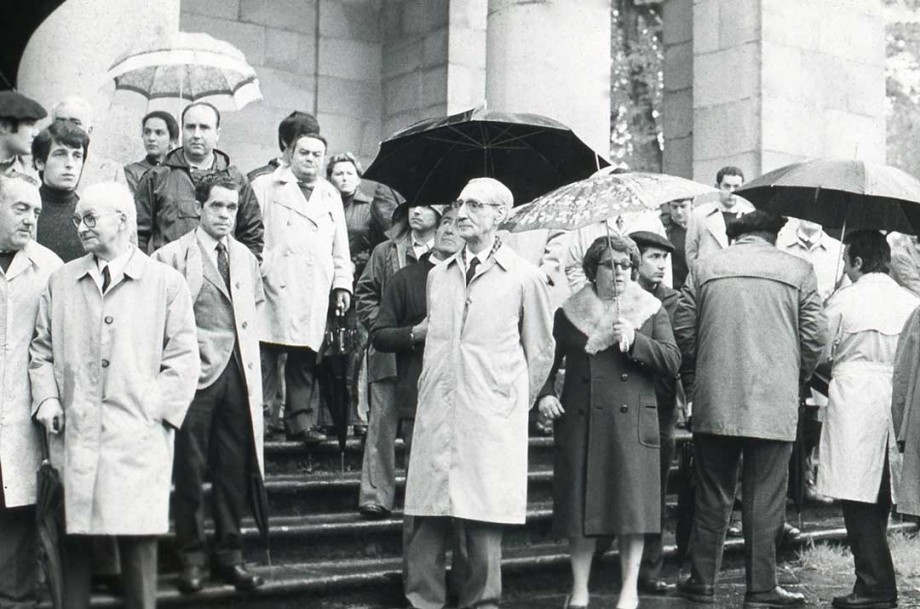 Museo del Nacionalismo Vasco. Visita clandestina del Lehendakari Leizaola