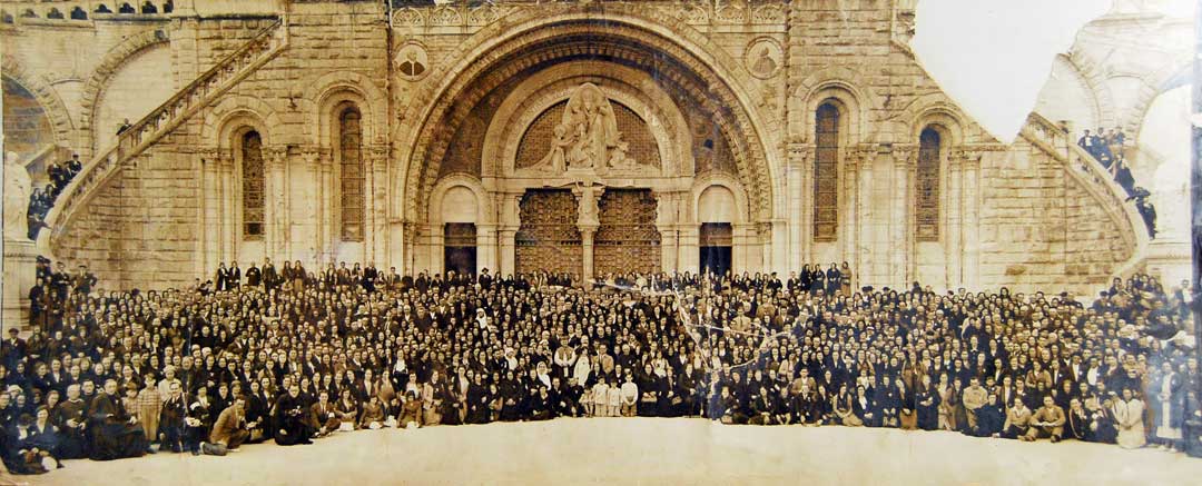 Museo del Nacionalismo Vasco - primera peregrinación a la Basílica de Lourdes