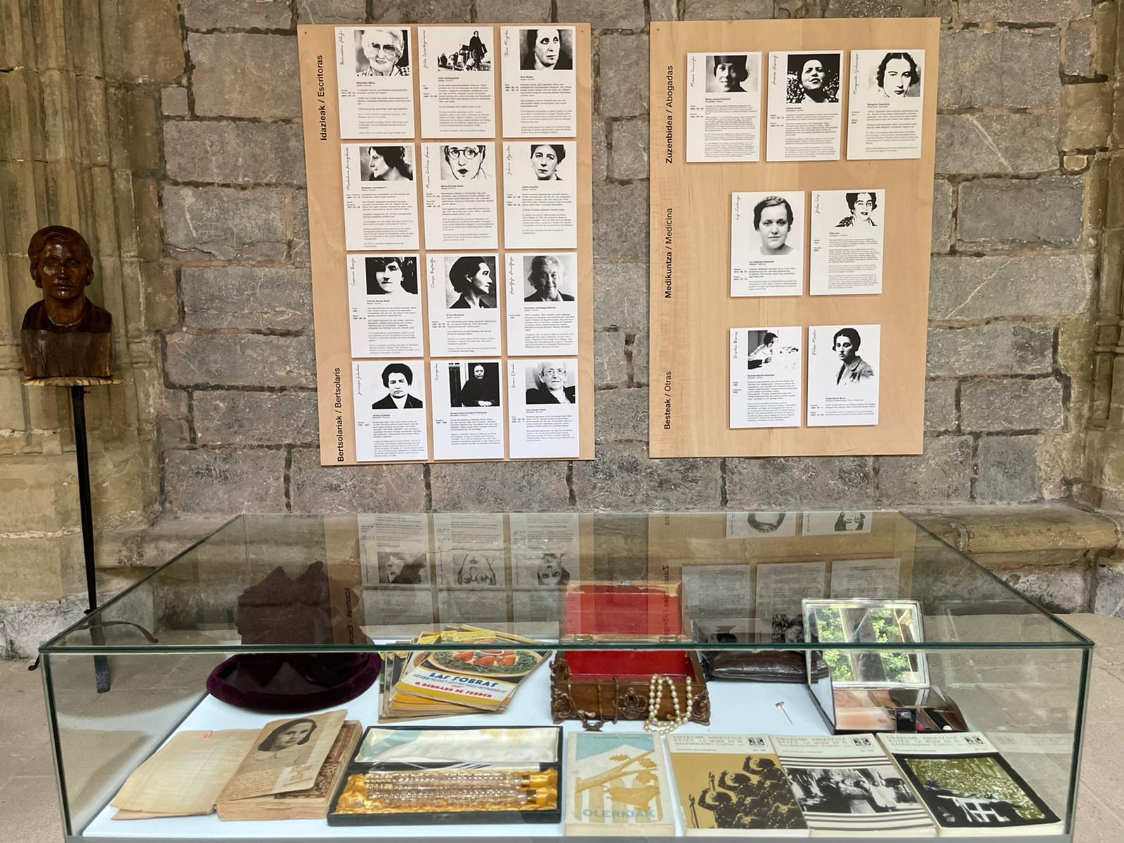 Cesión del Museo del Nacionalismo Vasco a la exposición 'Itzalpeko emakumeak' de Deba
