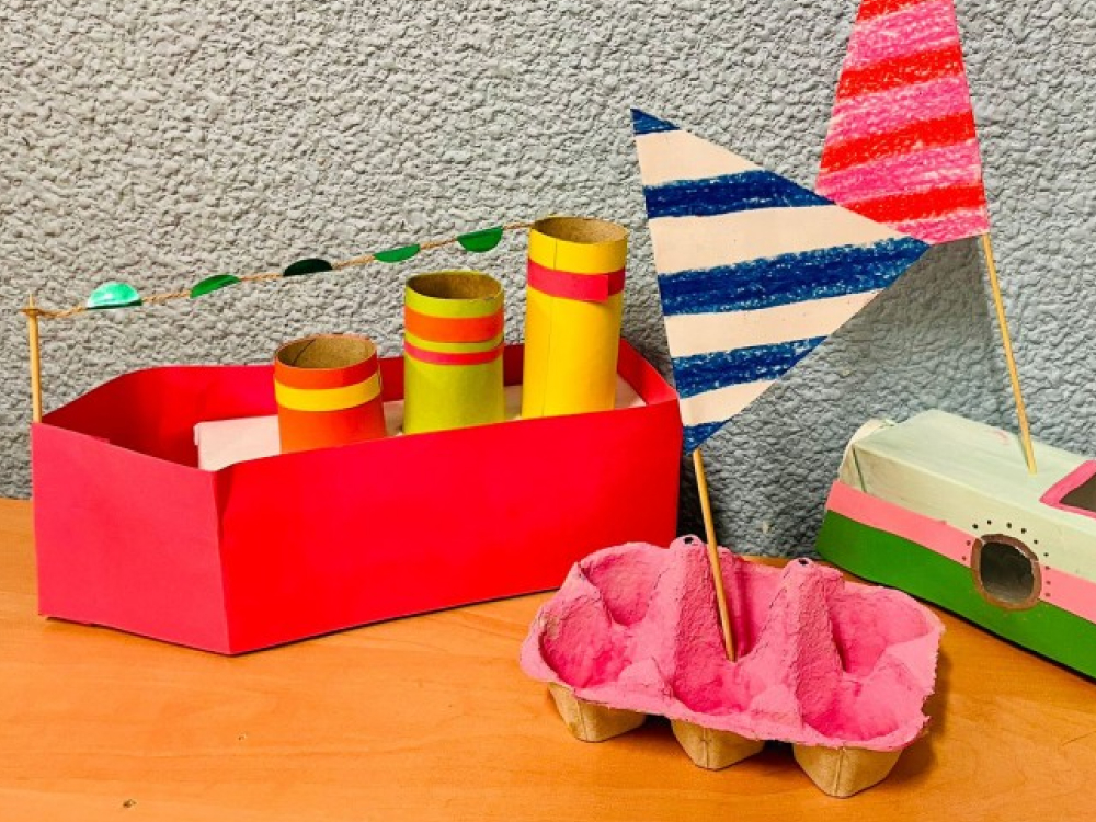 Museo del Nacionalismo Vasco. Talleres artísticos y divertidos - Olas recicladas